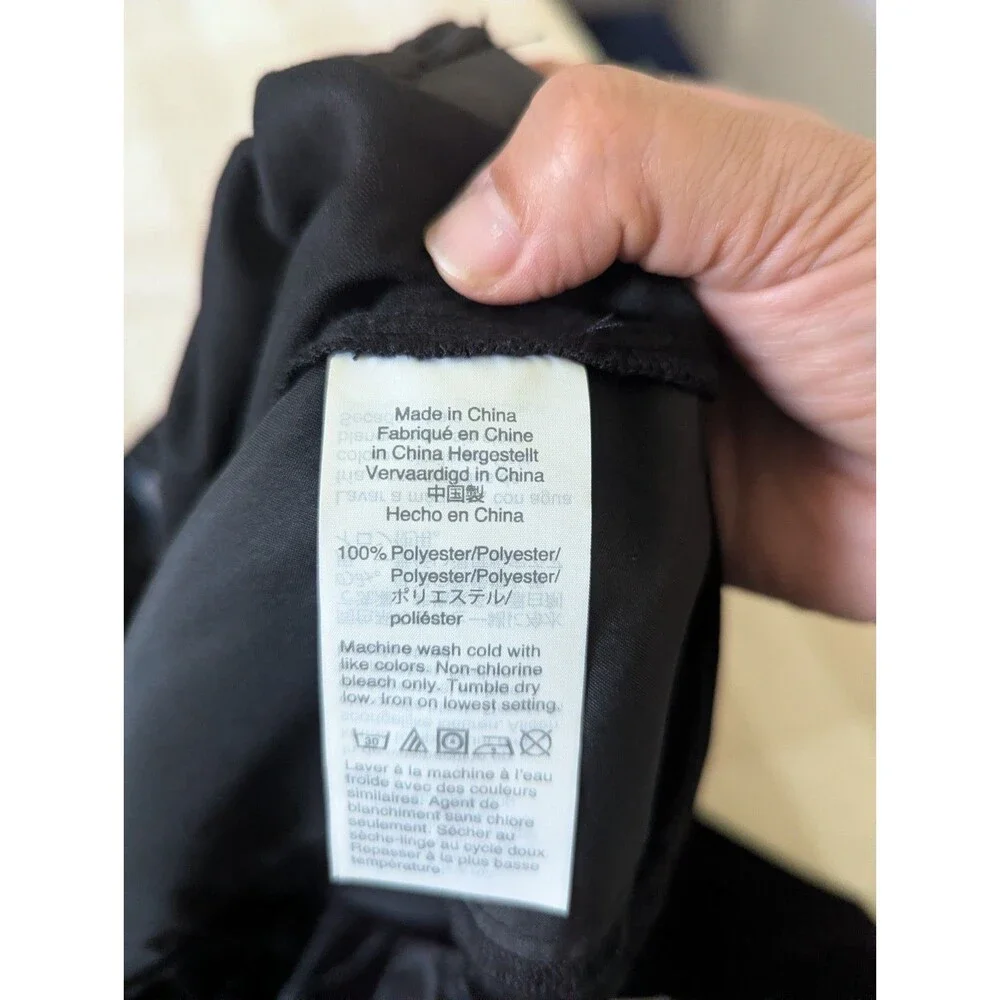 J.Crew Jamie Pant Black Velvet Pull-On Pants Women's Size 4 Elastic Waist Pocket